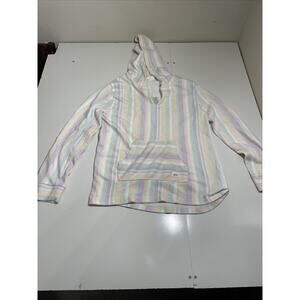 Roxy Girls Size XL Rainbow Hoodie Pullover Sweatshirt Casual